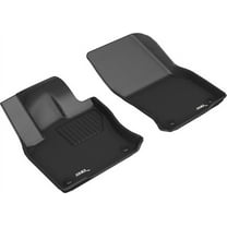 3D MAXpider Custom Fit Kagu Floor Mat (Black) Compatible with Volkswagen TIGUAN/TAOS 2018-2023 - Front Row