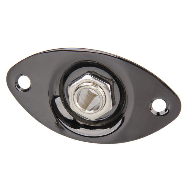 Conector Metal 1/4 Pulgadas Kuymtek para Guitarra Eléctrica TL Negro