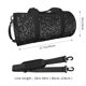 thumbnail image 2 of Fotbe Black And White Dotted Bolsa Deportiva de Lona Plegable con Estampado, Bolsa de Gimnasio con Bolsillo Seco/Húmedo, Bolsa de Viaje Ultraligera de Gran Capacidad, 2 of 6