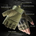 thumbnail image 3 of Breathable Cycling Gloves with Nonslip Grip Adjustable Half Finger Gloves For Outdoor Activity Motorcycler Favor Gear, 3 of 9