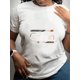 thumbnail image 1 of Women's Casual T-Shirt | Calvin Letter Print | Round Neck, Short Sleeve |Cotton& Spandex Blend | Glossy Finish | Machine Washable | All-Season Comfort Fit | Multi-Color Design, 1 of 6