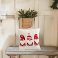 thumbnail image 6 of Lilixerw Christmas Gnome Pillow Covers,17.7x17.7 Inch,Merry Xmas Decorations Outdoor Throw Pillow Covers,Winter Holiday Square Pillowcases,for Patio Sofa Couch Bedroom Decorative, 6 of 6