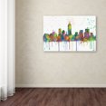 thumbnail image 3 of Trademark Fine Art "Indiana Indianapolis Skyline Mclr-1" Canvas Art by Marlene Watson, 3 of 3
