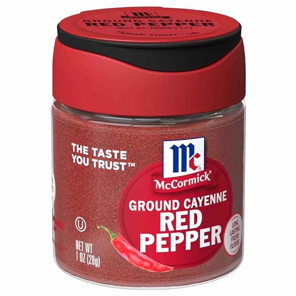 McCormick Ground Cayenne Red Pepper 1 oz Bottle (Pack of 3)
