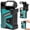 blue, variant on EDC flashlight Essential for power outage emergencies. 800 lumens, USB C rechargeable. 9 lighting modes. Magnetic base. Rotating lamp head. Backpack work light.