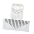thumbnail image 3 of Piano de Pulgar Hugo 17 Teclas Instrumento Musical Marimba, 3 of 7