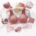 thumbnail image 4 of UPPADA Plus Size Push Up Bras for Women Comfy No Wire Full Coverage Bra Comfortable Bra Plus Size Full Coverage Bra,Pink S, 4 of 7