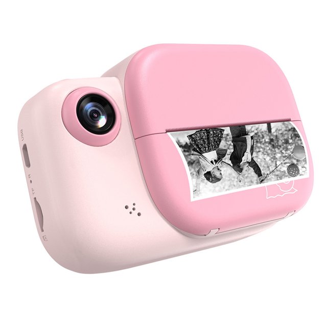 Cámara Irfora Cámara de impresión instantánea para niños Cámara de video digital de pantalla grande de 3.0 pulgadas 1080P 12MP con rollo de papel de impresión Cuerda colgante para niños Niños Niñas Irfora Cámara