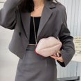 thumbnail image 4 of Women Hard Shell Shoulder Bags Lady Metal Chain Lip Shape Handbag Purse Bag, 4 of 7