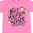 thumbnail image 4 of Inktastic Jesus is the Reason for the Season Christmas Bells and Stars Boys or Girls Baby Bodysuit, 4 of 5