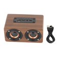thumbnail image 2 of Altavoz De Graves Estéreo, Altavoz De Graves Manos Libres, Reloj De Música De Alta Fidelidad Portátil, Alarma Profesional De Madera Para Dormitorio, Oficina En Casa, Sala De, 2 of 7