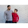thumbnail image 4 of Cozeeme Toddler Boys Half Zip Long Sleeve Sweater Toddler to Big Kid, 4 of 5