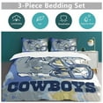 thumbnail image 3 of Football Cowboys 3D Set Duvet Cover Quilt Cover Theme for Queen Size, 3 of 6