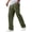 179#Green, variant on Mens Corduroy Casual Pants Fashion Loose Fit Wide Leg Pants Straight Sweatpants Elastic Waist Drawstring