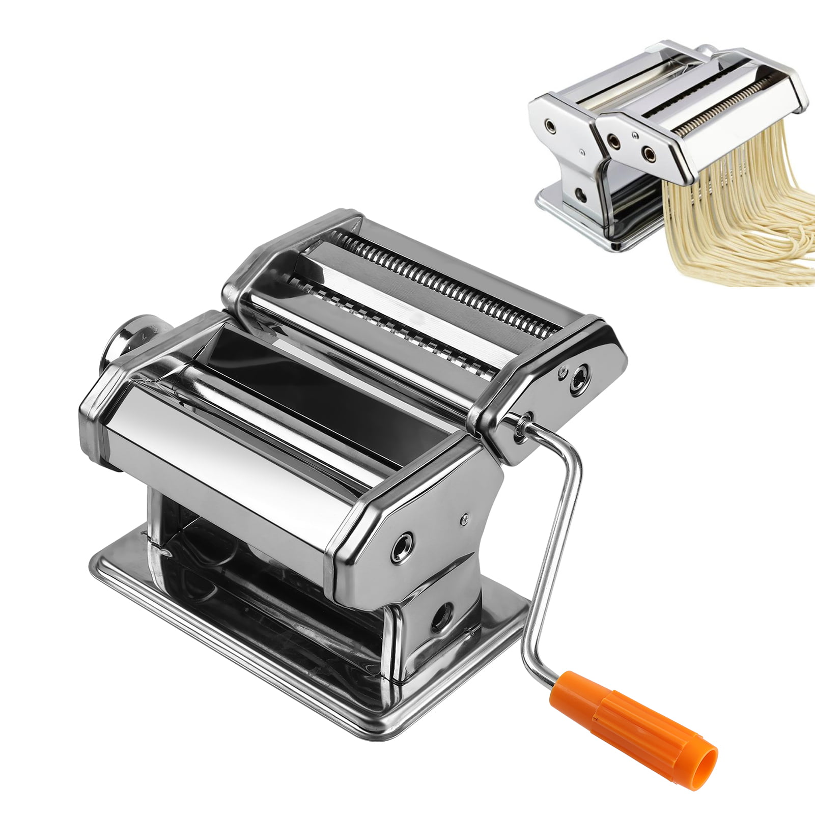 オンラインショップ】 MZXUN Pasta Machine Settings Press Noodle Machine For Stainless Maker  Making Blades Pasta Machine Pasta Thickness Manual Cutter Machine Steel  With 調理器具