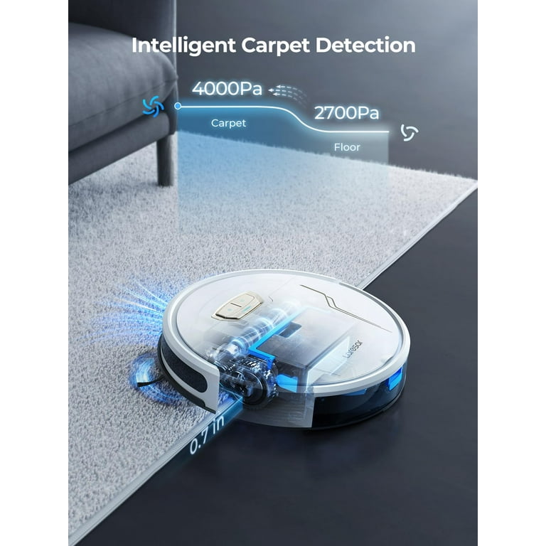 Dreame L10s Pro Robot Vacuum and Mop, 5300Pa Strong Suction, 3.5 Hours  Runtime, Works with Alexa/Wifi/APP, 3D Obstacle Avoidance, Ideal For Pet  Hair / Carpets / Hard Floor, Black
