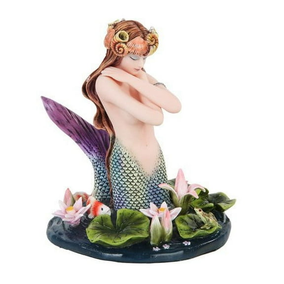 5.5 Inch Hundred Tears Mermaid Fairy Bust Mystical Statue Figurine