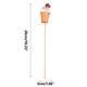 thumbnail image 4 of Estacas metálicas para jardín con adornos de flores artificiales | Pila decorativa para exteriores, patios y parterres | Estacas metálicas resistentes a la intemperie y fáciles de instalar para la, 4 of 4