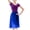 Royal Blue, variant on TOPTIE Adult Ballet Skirt Sheer Wrap Skirt Ballet Dance Dancewear-Black-M