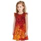 thumbnail image 1 of Fotbe Autumn Leaf Vestido de Dormir para Niñas de 3 a 10 Años, Mangas Cortas, Estilo Princesa, Pijama Camisón con Mangas Voladas-X-Large, 1 of 6