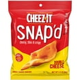 thumbnail image 2 of Cheez-It Snap'd Cheese Crisps, Cheesy Baked Snacks, Lunch Snacks, Double Cheese, 2.2oz Pouch (6 Pouches), 2 of 6