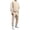 Beige, variant on Mens Casual Tracksuit Athletic Sportswear Outfit Clothes