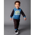 thumbnail image 4 of Disney Pixar Toy Story Boys’ Lenticular Hoodie and Jogger Set, 2-Piece Outfit (Blue, 7/8), 4 of 5