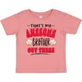 thumbnail image 3 of Inktastic That's My Awesome Brother Out There with Baseballs Boys or Girls Baby T-Shirt, 3 of 5