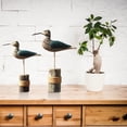 thumbnail image 3 of 2pcs Wooden Seagull Figurine Nautical Decorations Ornaments Rustic Vintage Decor, 3 of 8