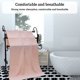 thumbnail image 4 of Toalla de baño de algodón grueso absorbente de secado rápido Toalla de baño de color sólido para Hotel SPA Home Guardurnaity LF000026-03B, 4 of 7