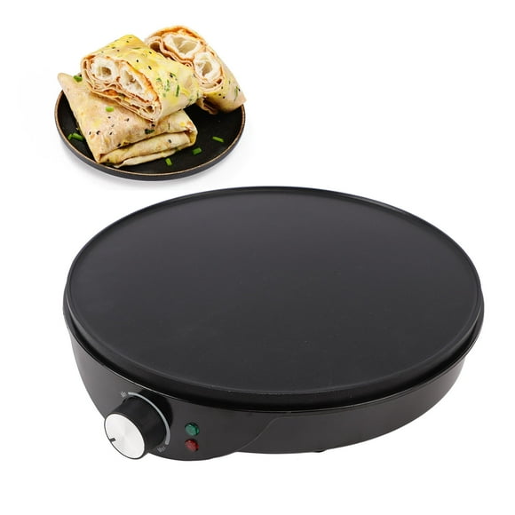 Electric Griddle Crepe Maker, Iron And Pine Griddle Crepe Maker For Snack Bar