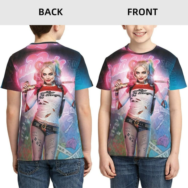 Suicide Squad Harley Quinn Youth Unisex T-Shirt Crewneck