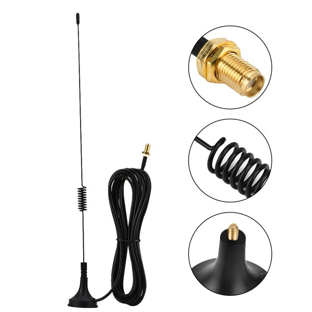 Tebru UT102UV Dualfrequency SMAFamale U/VHF Car Radio