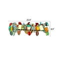 thumbnail image 7 of RADIANCE Goods Tiffany-Style Animal Design Window Panel 26" x 9", 7 of 7