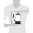 thumbnail image 2 of Bodum Brazil French Press Coffee Maker, 34 Ounce, 1 Liter, Black, 2 of 2