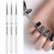 thumbnail image 1 of 3-pack nail art painting brush Crystal Acrylic UV Gel Painting Liner Pen Set 7/9/11/ mm, 1 of 5