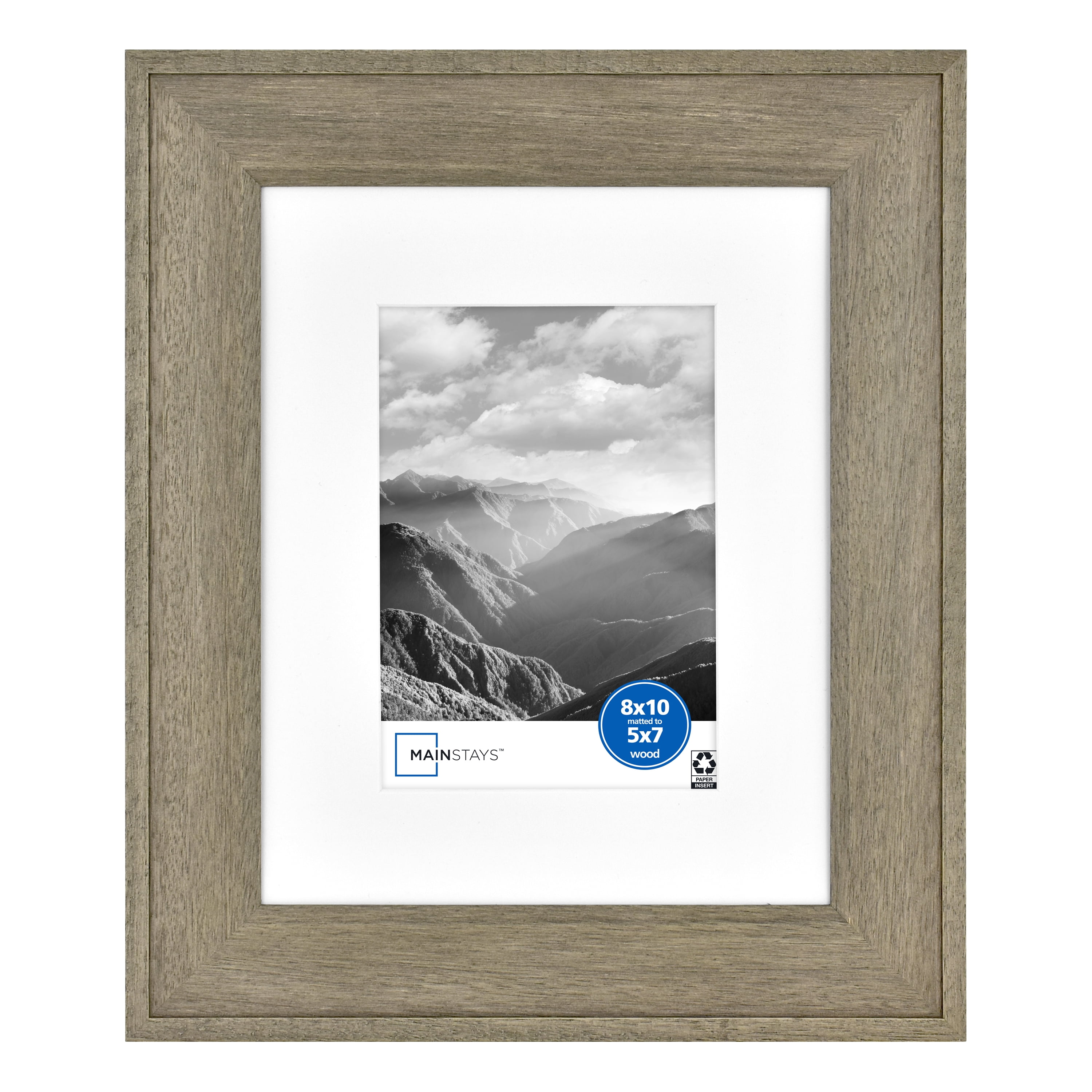 TheDisplayGuys 11x14 Rustic Picture Frame with 8x10 Acid-free Mat & Tempered Glass Walnut Charcoal TheDisplayGuys 11x14 Rustic Picture Frame with 8x10 Acid-free Mat & Tempered Glass Walnut Charcoal