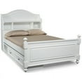 thumbnail image 4 of Legacy Classic Madison Full 4 Shelf Bookcase Bed in White Color Wood, 4 of 6