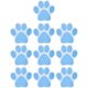 thumbnail image 1 of 10 pegatinas antideslizantes con estampado de pata de perro, pegatinas adhesivas para agarre de ducha, apliques de baño para bañera, cinta adhesiva decorativa, cinta para suelo, pegatinas pa, 1 of 5