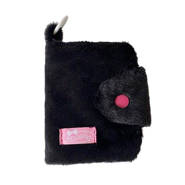 Plush Coin Purse Wallet - Mini Fuzzy Card Holder For Students Id Meal Card, Portable Organizer
