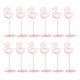 thumbnail image 2 of 12Pcs Swan Photo Clip with Base Iron Wire Desktop Card Note Home Business Craft Supplies, 2 of 5
