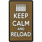 Voodoo Tactical VDT07-0979016000 Keep Calm & Reload Rubber Patch