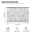 thumbnail image 4 of Fotbe Cute Rabbit And Heart Reusable Cosmetic Bag Makeup Bag for Women Large Travel Cosmetic Pouch Girls' Make Up Organizer, 4 of 8