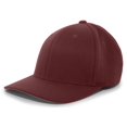 thumbnail image 2 of Pacific Headwear Pro-Wool Flexfit Cap 801F Maroon Xs, 2 of 2