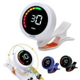 thumbnail image 6 of QHUDLV Guitar Violin Banjo Tuner Clip On Chromatic Tuner LCD Display Rechargeable, 6 of 9
