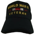 thumbnail image 2 of World War 2 II Veteran Hat Cap World War II WWII 1941-1945 Ribbon Hat Cap, 2 of 5