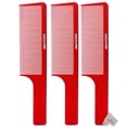 thumbnail image 1 of Three BaBylissPRO Barberology 9 Inch Clipper Comb - Red, 1 of 3