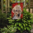 thumbnail image 2 of Carolines Treasures SC9591GF Drapeau de Noël Flocon de Neige Rouge Goldendoodle Taille Jardin, 2 of 3