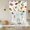 Off White, variant on Cute Butterfly Dragonfly Tie Up Curtains for Windows, Balloon Window Shades, Farmhouse Botanical Floral Blue Kitchen Window Treatments Roll Up Curtain for Basement/Nursery 52"x45"