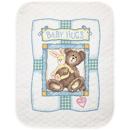 Dimensions Baby Hugs "bunny'n Bear" Quil